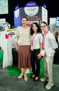 La Ministre du Handicap avec la directrice des Papillons de Jour au salon Inclusiv'Day 2025